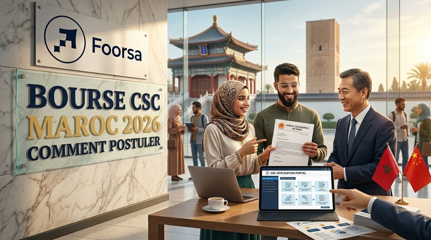 Bourse CSC Maroc 2026 comment postuler
