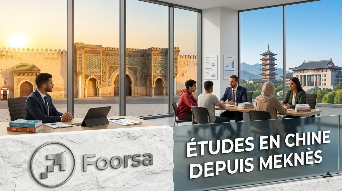 Etudes en Chine depuis Meknès