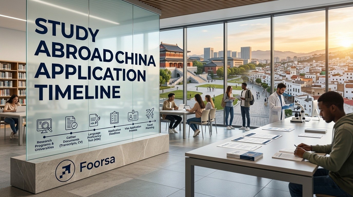 Study abroad China application timeline