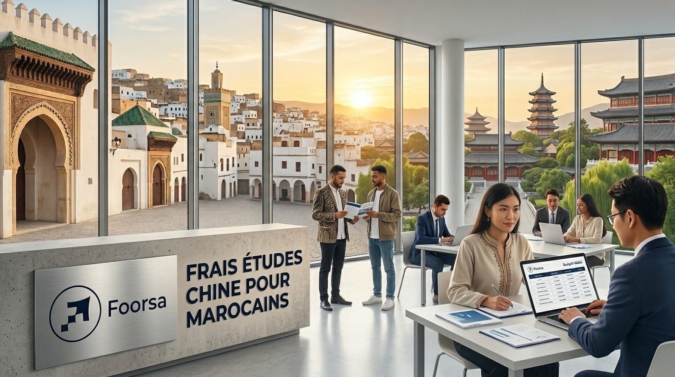 Frais études Chine pour Marocains