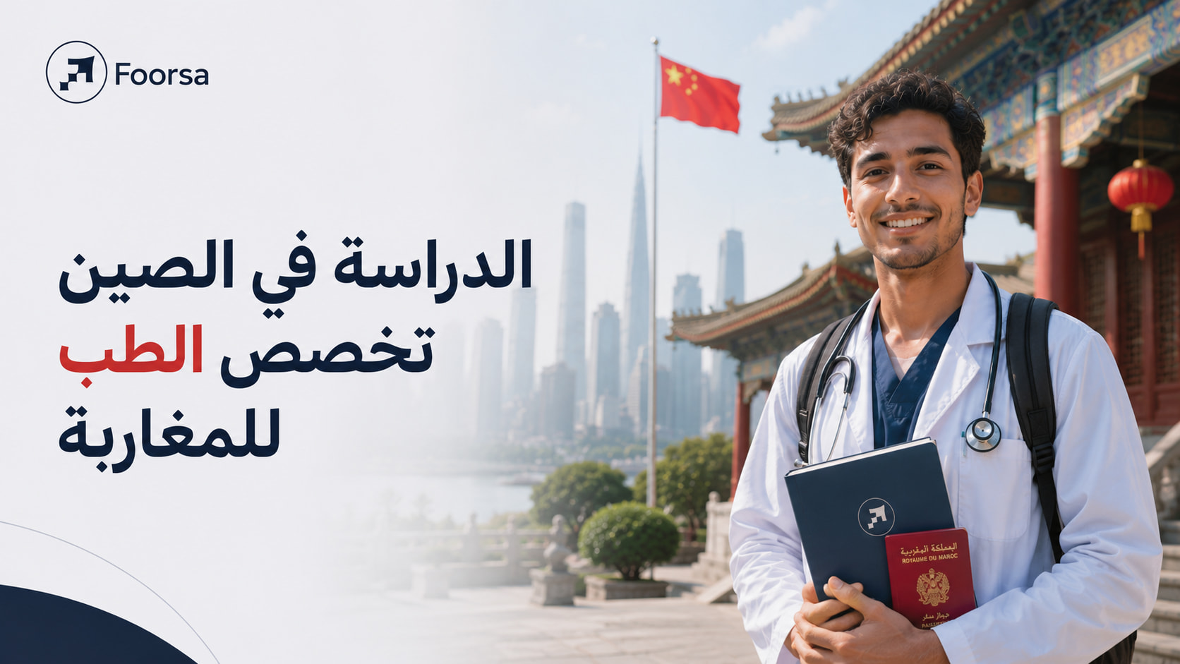 الدراسة في الصين تخصص الطب للمغاربة