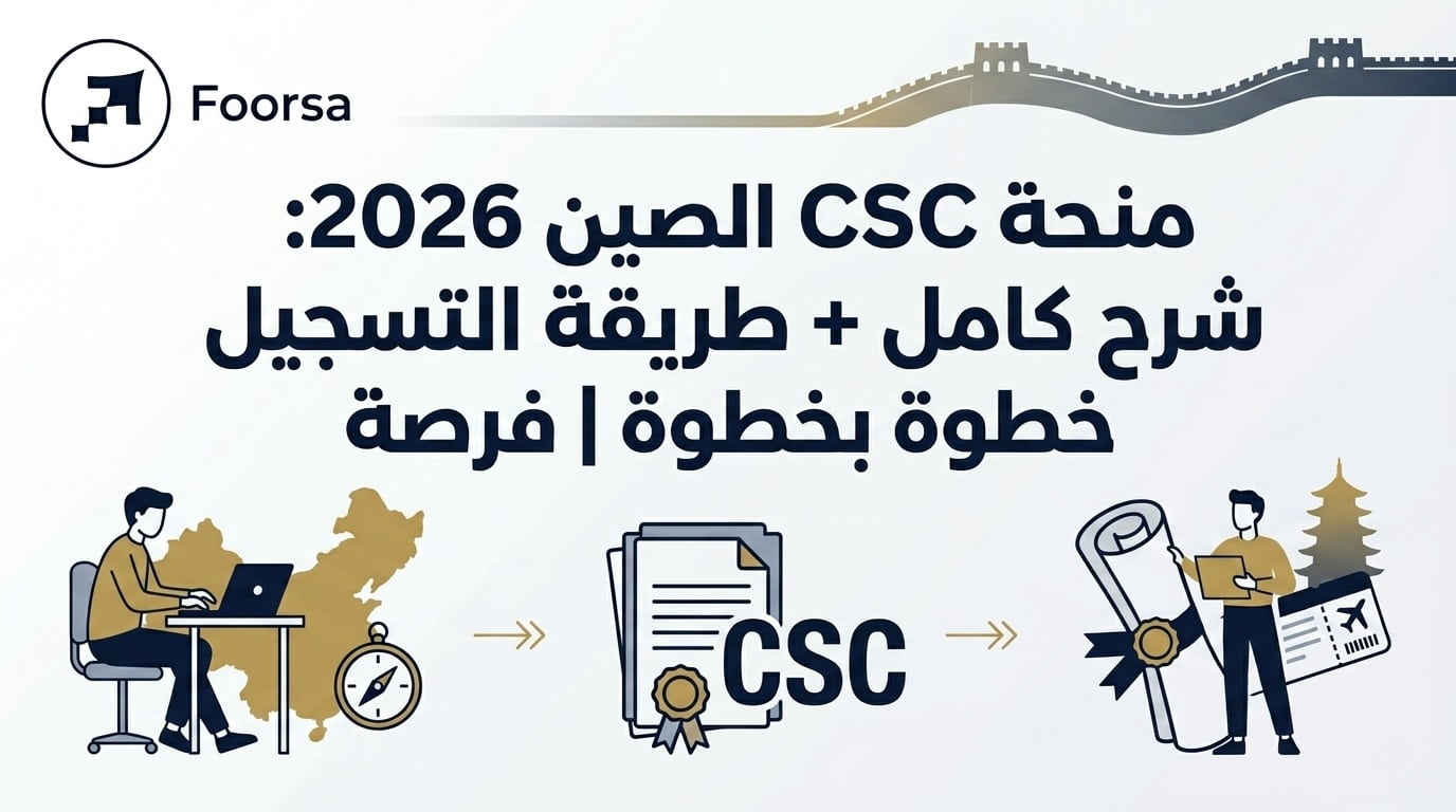 منحة CSC الصين 2026: شرح كامل + طريقة التسجيل خطوة بخطوة | فرصة