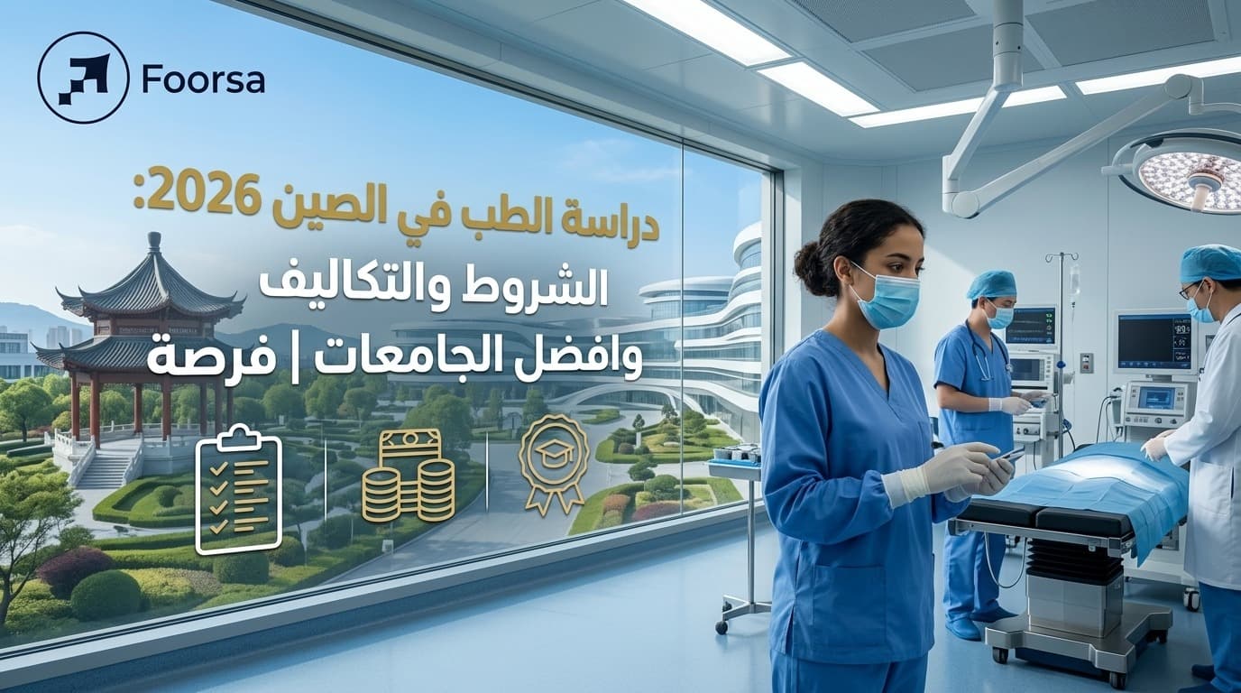 دراسة الطب في الصين 2026: الشروط والتكاليف وافضل الجامعات | فرصة