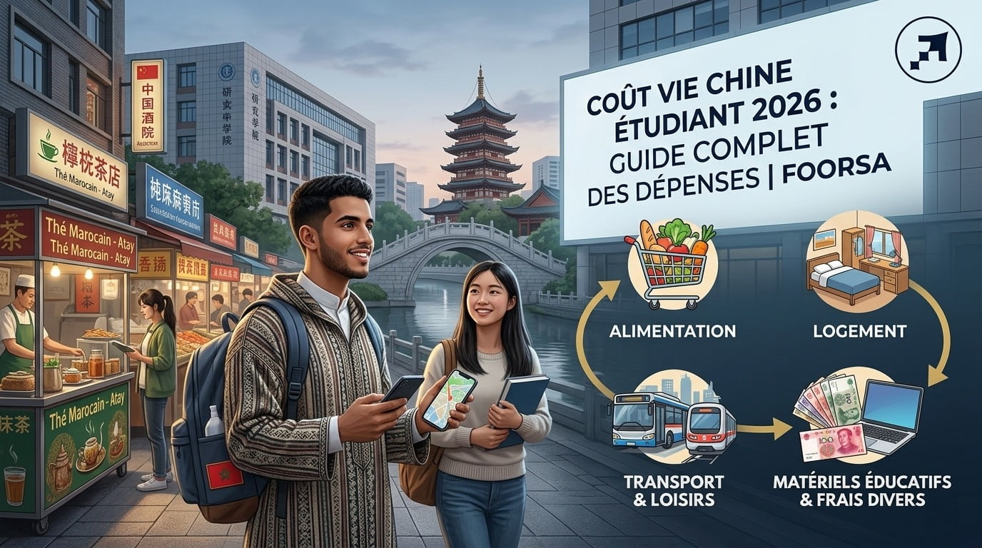 Cout vie Chine etudiant 2026 : Guide complet des depenses | Foorsa