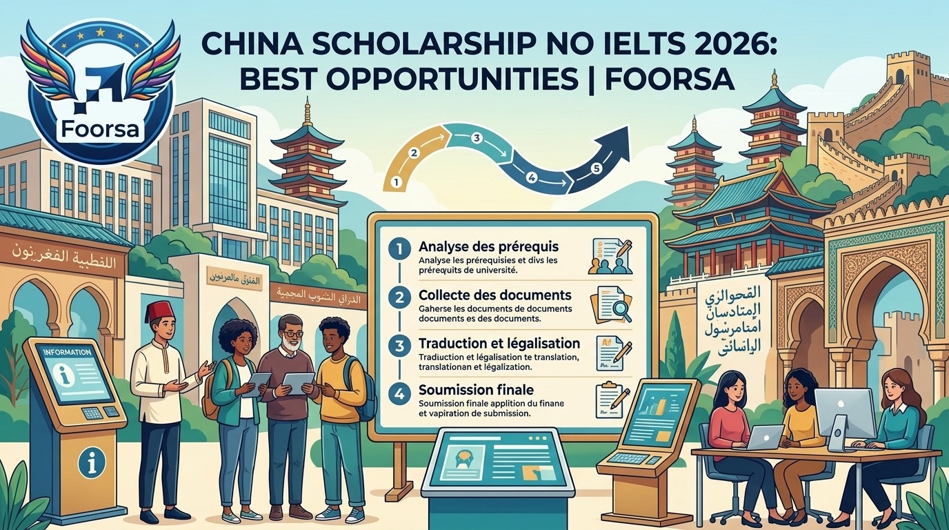 China Scholarship No IELTS 2026: Best Opportunities | Foorsa