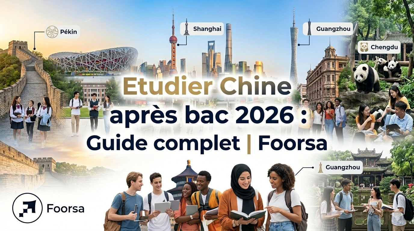 Etudier Chine apres bac 2026 : Guide complet | Foorsa