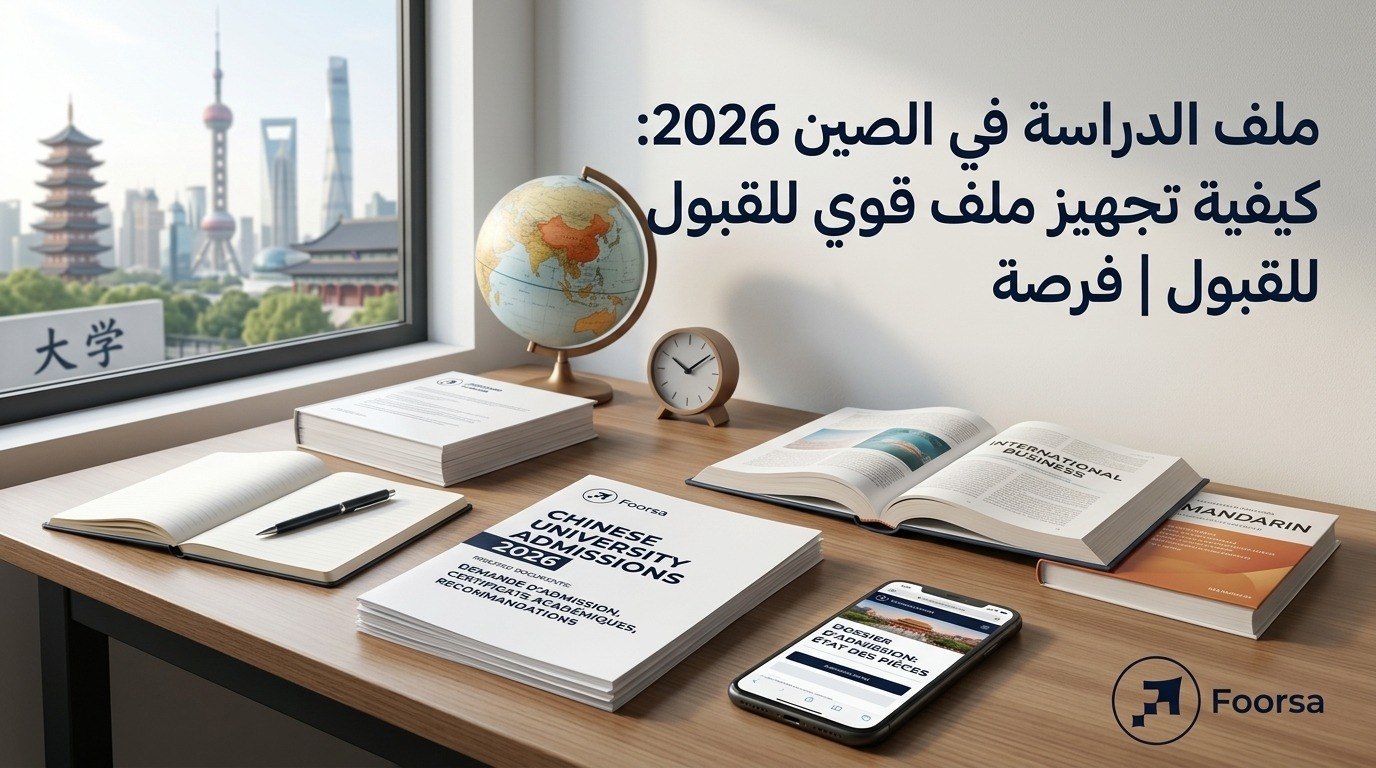 ملف الدراسة في الصين 2026: كيفية تجهيز ملف قوي للقبول │ فرصة