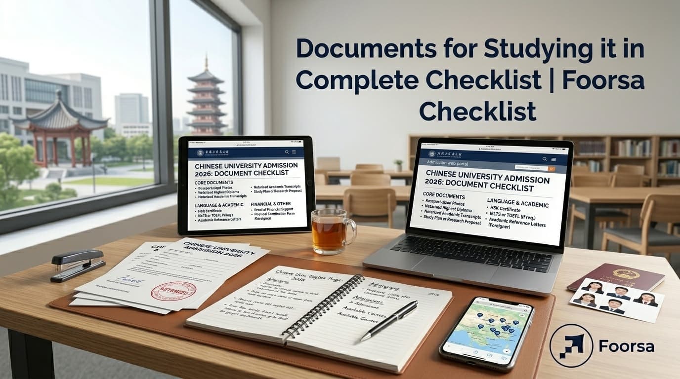 Documents for Studying in China 2026: Complete Checklist │ Foorsa