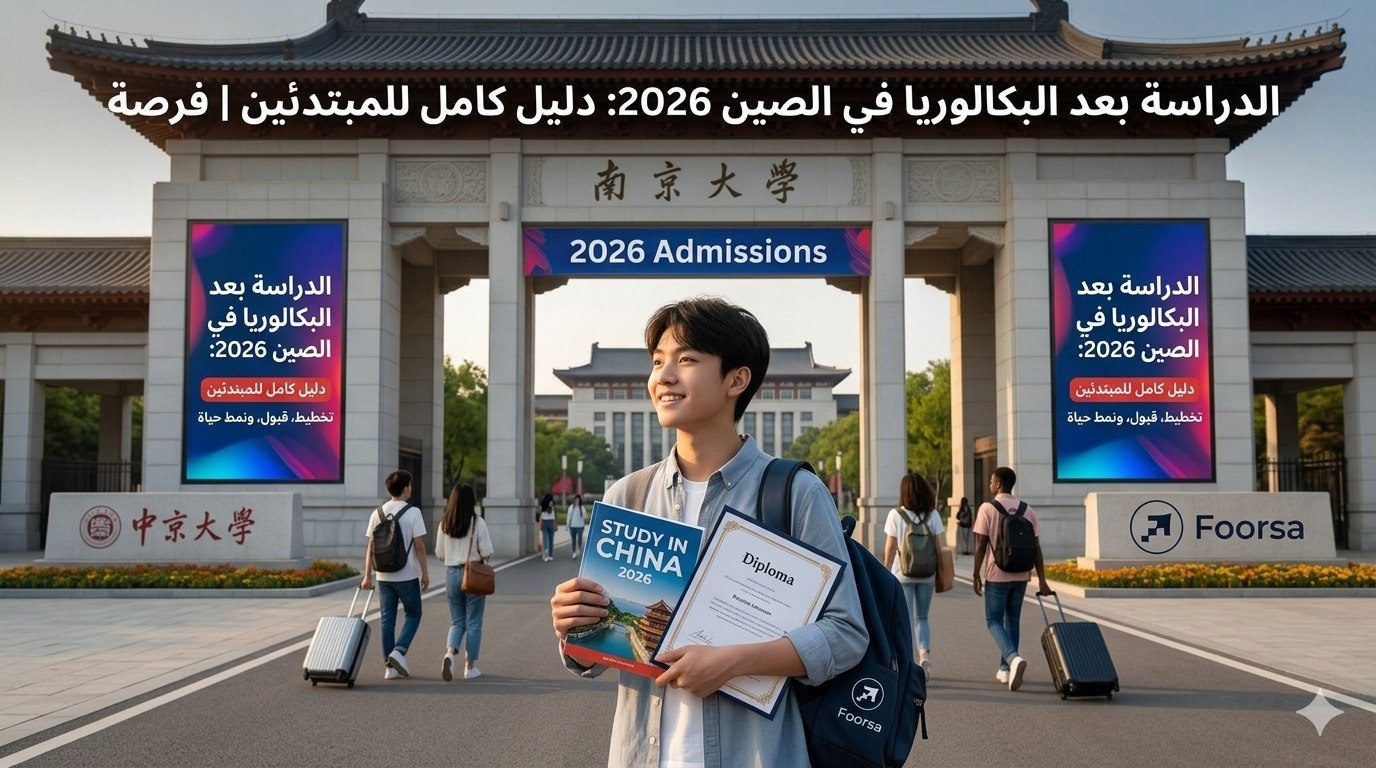 الدراسة بعد البكالوريا في الصين 2026: دليل كامل للمبتدئين │ فرصة