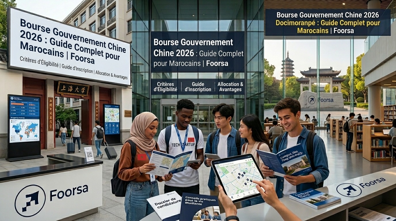 Bourse Gouvernement Chine 2026 : Guide Complet pour Marocains │ Foorsa