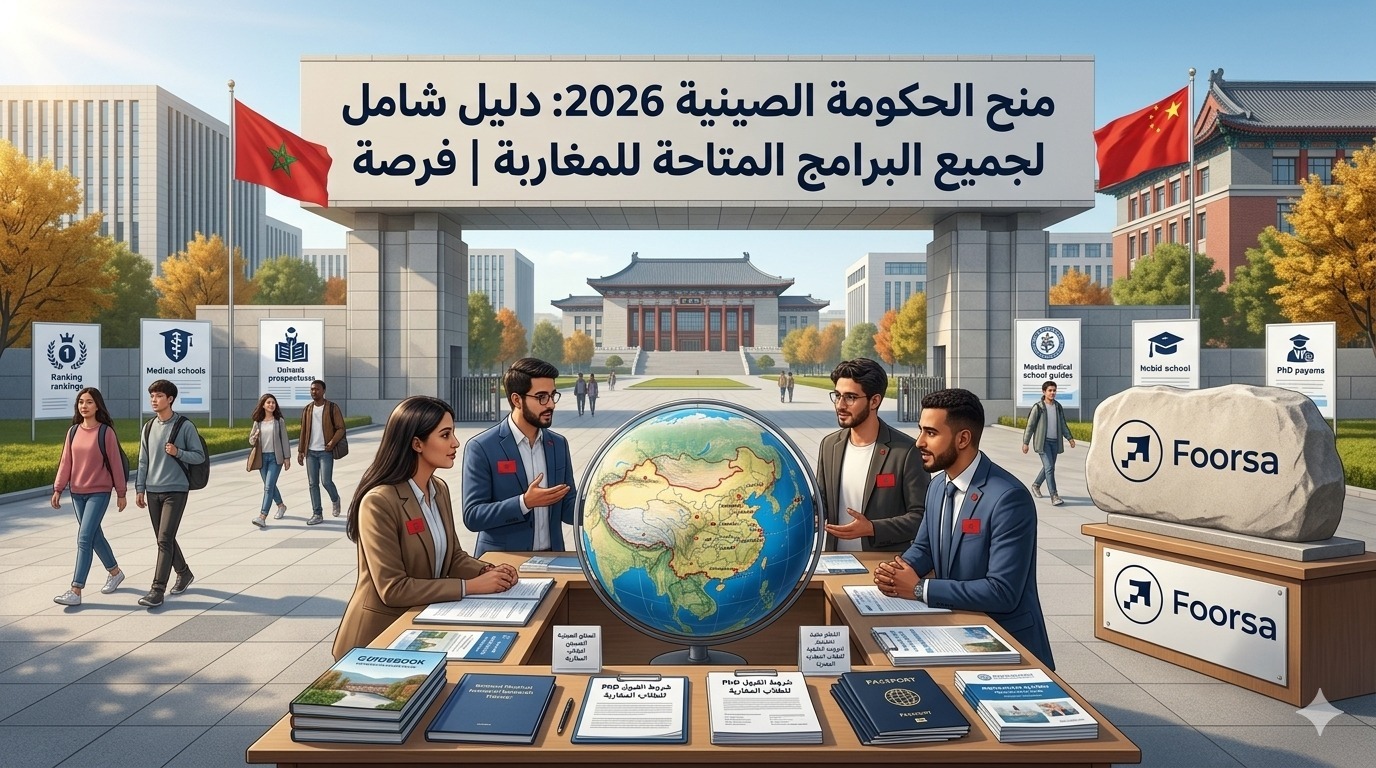 منح الحكومة الصينية 2026: دليل شامل لجميع البرامج المتاحة للمغاربة │ فرصة