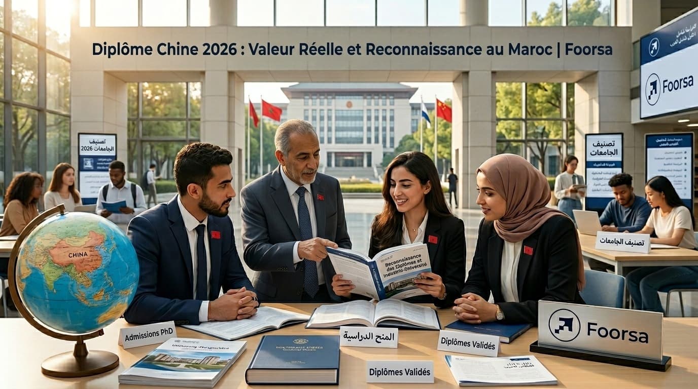 Diplôme Chine 2026 : Valeur Réelle et Reconnaissance au Maroc │ Foorsa