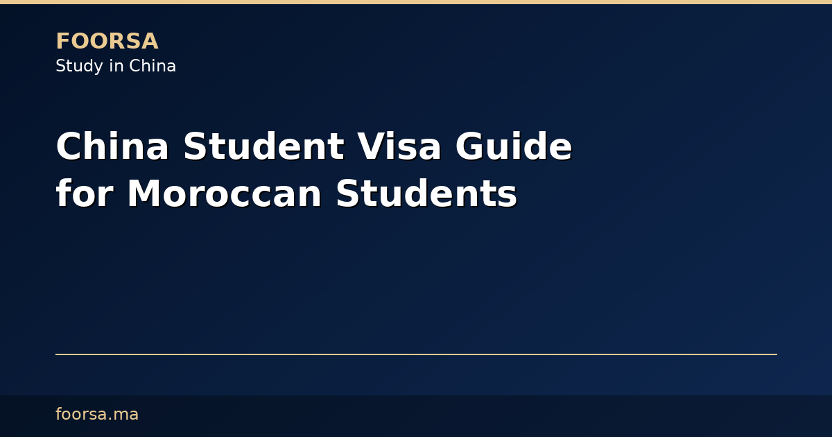 China Student Visa Morocco